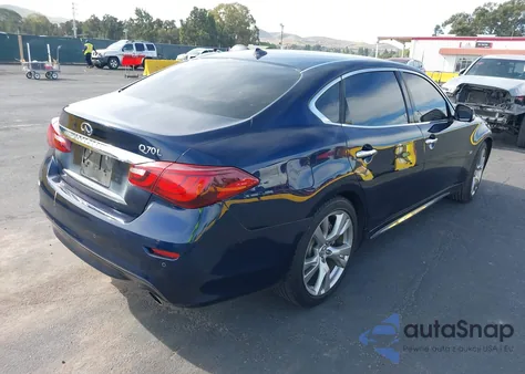 2015 Infiniti Q70L 3.7 z USA, uszkodzony, nr VIN JN1BY1PP7FM600464